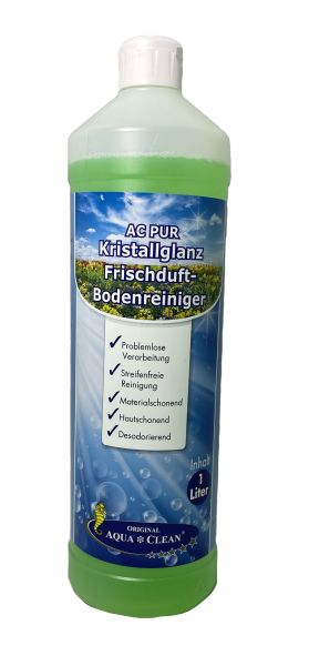 AC PUR Kristallglanz Frischduft-Bodenreiniger 1 Liter